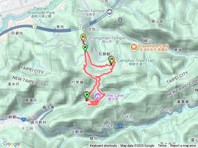 銀河洞越嶺道及樟湖步道健行