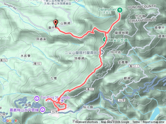1150104雲嘉六連峰