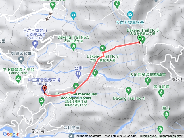 大坑四號接3-1下山