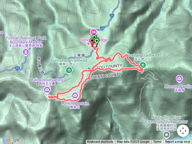 塔塔加三山縱走