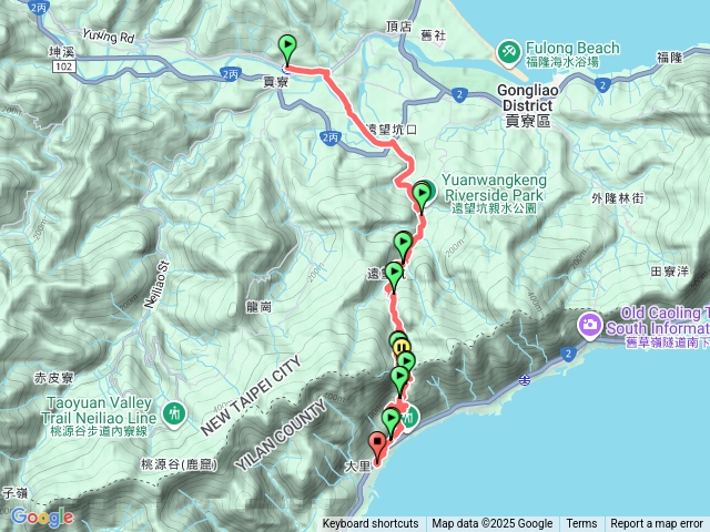 淡蘭古道尋寶任務【淡蘭北路第五段：雙溪車站至大里車站】2025/08/10預覽圖