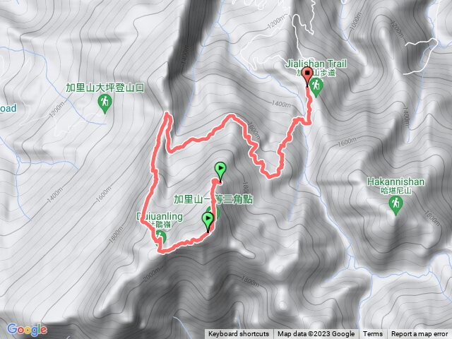 鹿場上加里山杜鵑嶺大O