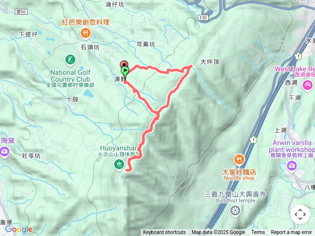 火炎山北稜線O繞