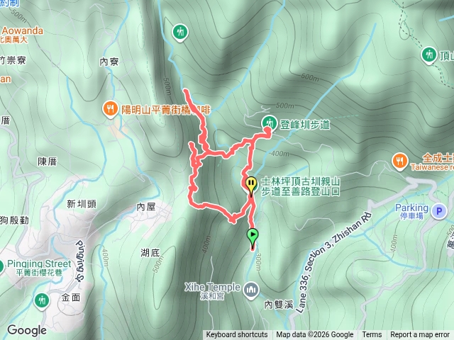 坪頂古圳新圳親山步道（走錯版）預覽圖