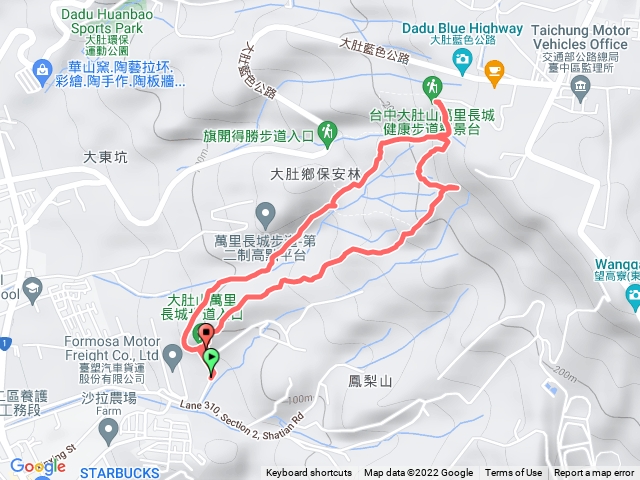 台中萬里長城步道