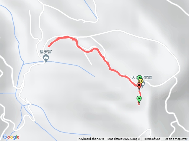 大坑凌雲岩步道 先下後上