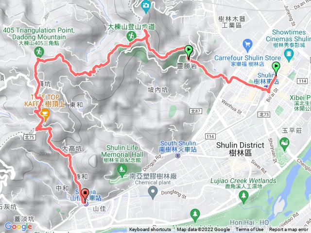 樹林大棟山、青龍嶺、大同山步道(樹林火車站至山佳火車站)