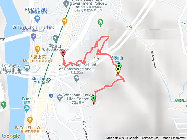 新店小獅山步道(竹林寺-中興路一段56號)