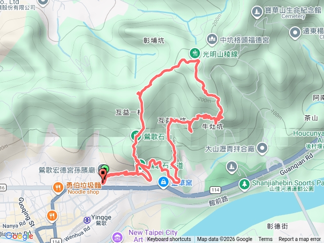 鶯歌石，牛灶山，孫龍步道預覽圖