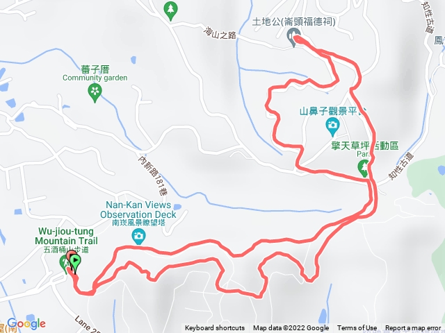 五酒桶山-自然野徑步道+環山步道