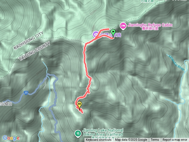 嘉明湖山往向陽山屋預覽圖