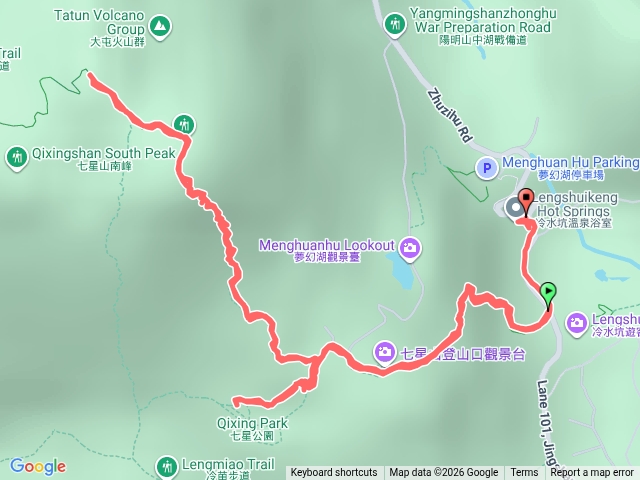 冷水坑七星山東峰主峰冷水坑溫泉