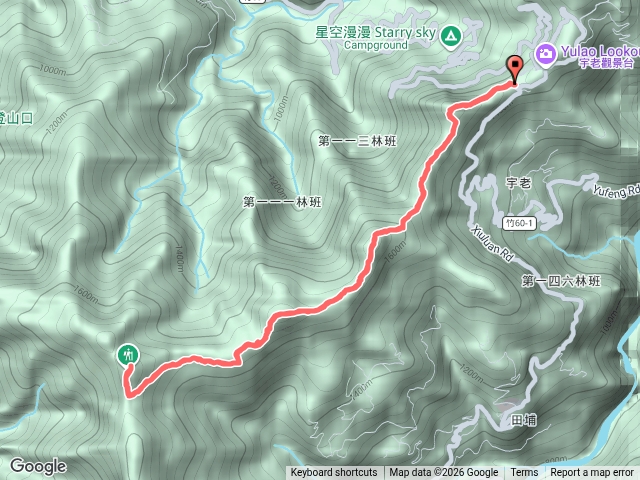 魯壁山、東穗山、大島田山 縱走預覽圖