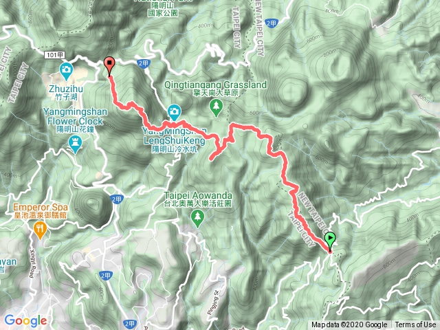 陽明山東段縱走