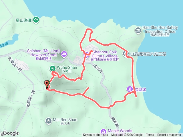 20261002-金門五虎山步道、船型堡預覽圖