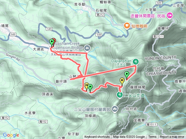 雲林大尖、二尖山步道預覽圖