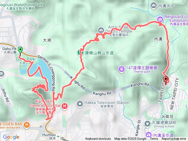 白鷺鷥山康樂山步道明舉山預覽圖