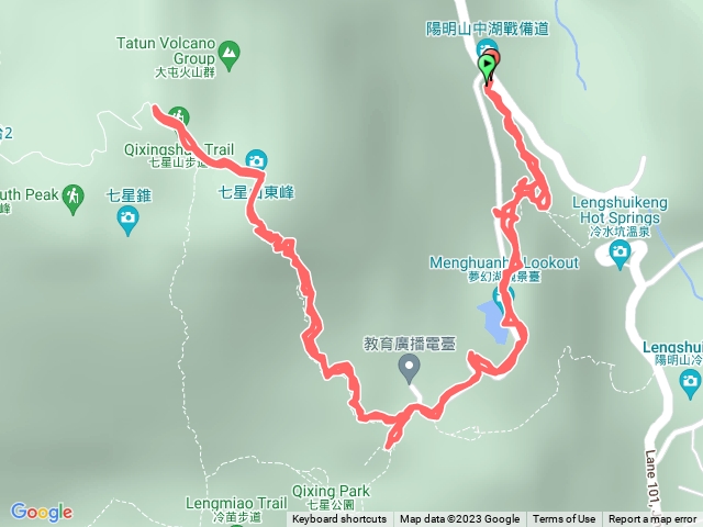 七星山主峰、東峰