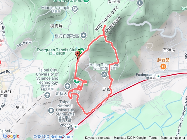 忠義山步道O型健走預覽圖