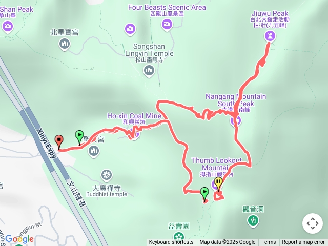 南港山攀岩路線#4