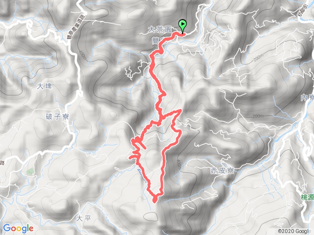 老農夫生態園區連走丁子蘭坑、破子寮山、下竿蓁林古道