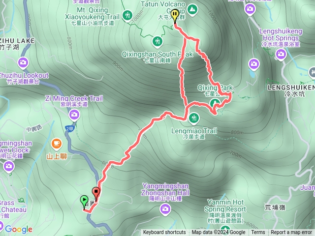 七星山主峰東峰苗圃上