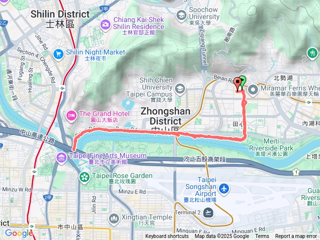 大直典華-圓山橋折返預覽圖