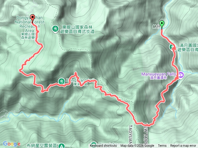 滿東步道縱走（售票口至公車站）預覽圖