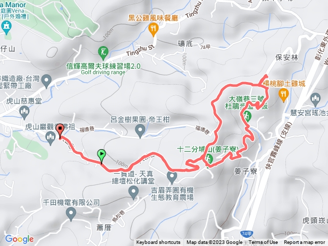 虎山巖大嶺巷123步道