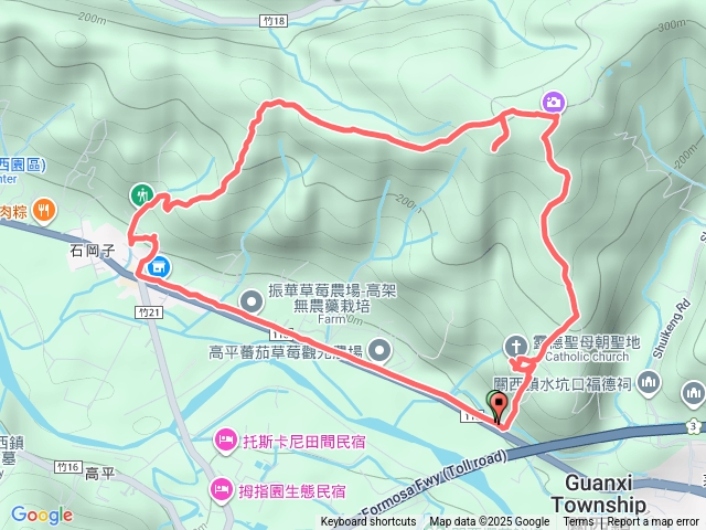 石光古道O型路線預覽圖