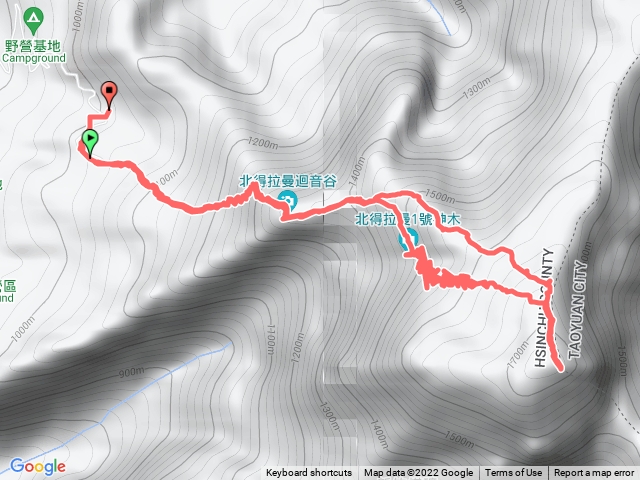 內鳥嘴北得拉曼山