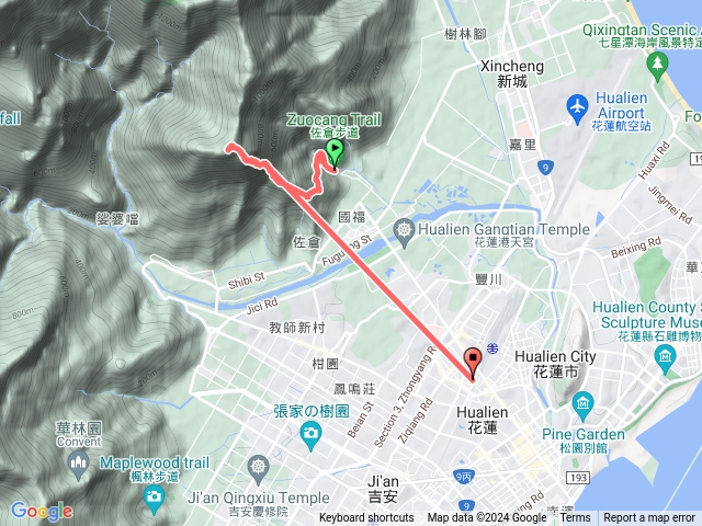 沙婆礑山-佐倉步道觀景平台上-原路折返