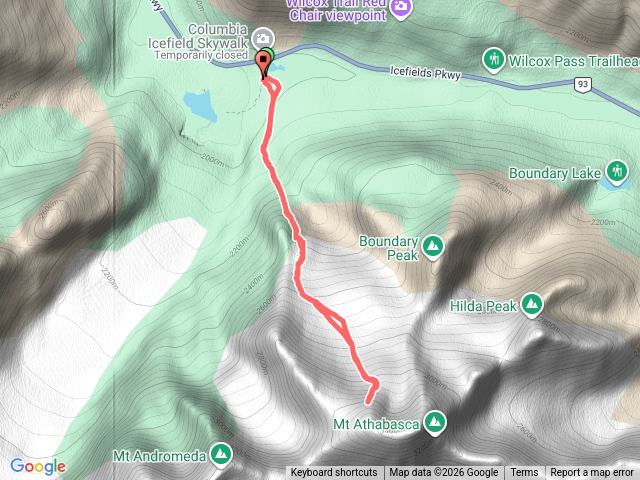 加拿大冬季技術攀登路線-洛磯山脈 Silverhorn(多繩距)