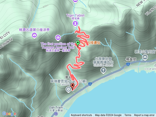 草嶺古道大里線