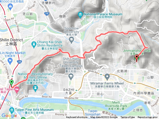劍潭金面山步道
