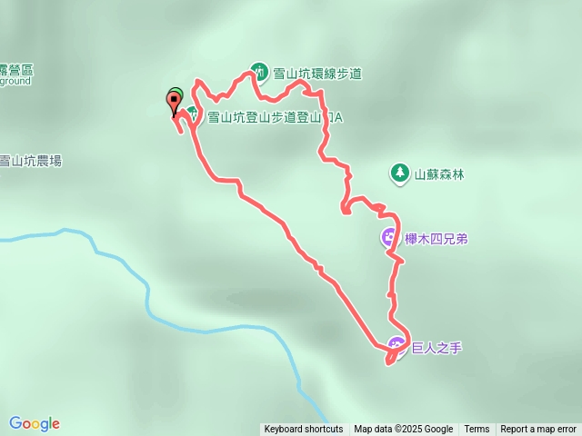 巨人之手/雪山坑步道預覽圖