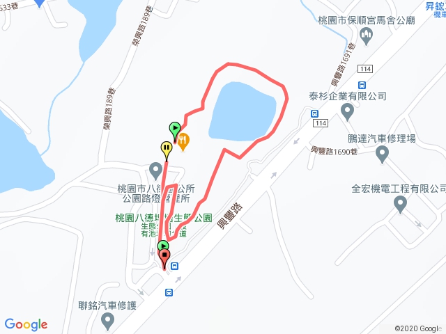 桃園八德埤塘自然生態公園步道