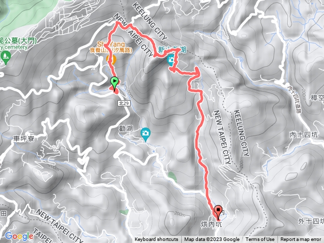2023/02/17柯子林石磐瀑布.友蚋山南峰.五指山古道.新山.0大金剛岩.新山夢湖