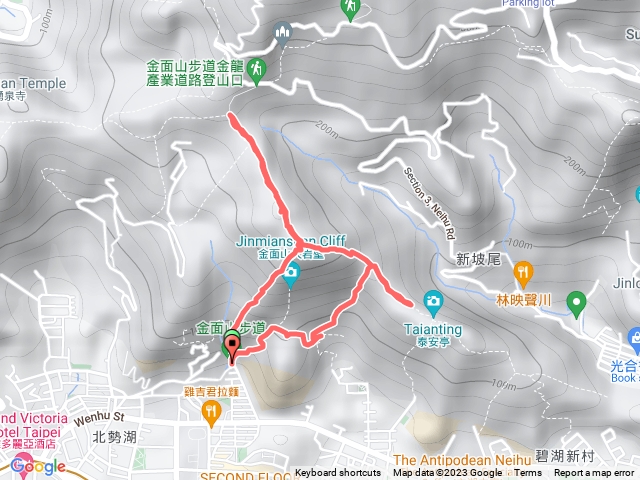 竹月寺、金面山剪刀石、論劍山