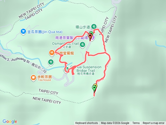 昆陽小5-南港製茶示範區-深按頭山-桂花吊橋-南港茶區