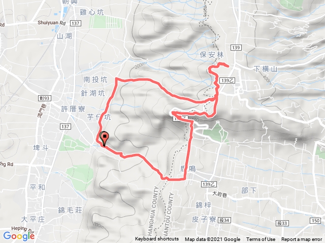 山湖步道、賞鷹平台、橫山觀日步道、18彎古道