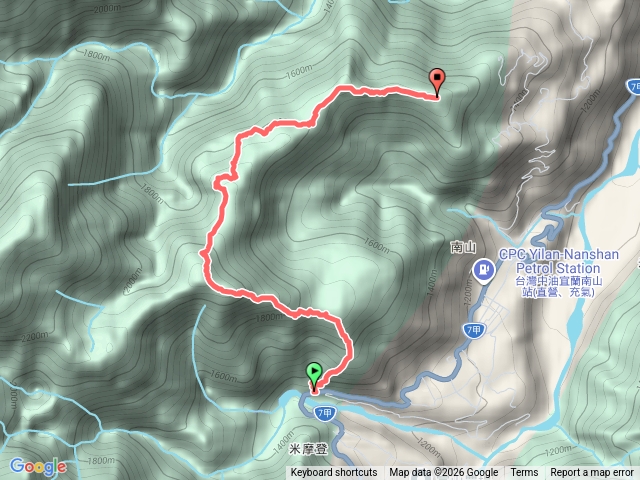 佐米縱走、南山神木（2M走山）