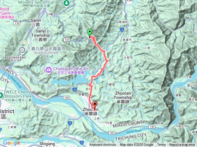 樟之細路 薑麻園到石門客棧 + RSA54-55 老官路(末段)到卓蘭