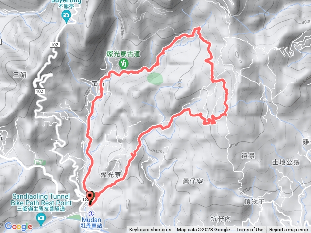 石筍古道-楊廷理古道-燦光寮古道O型