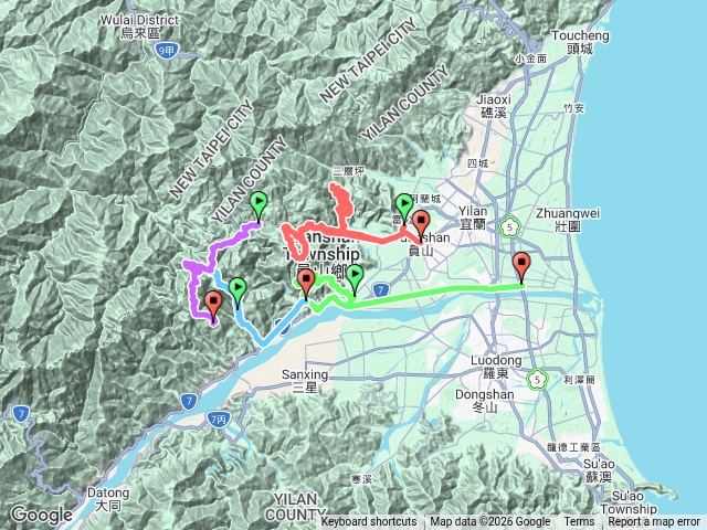 紅柴山(紅紫山)南稜新路來回一日行...... (宜蘭員山)