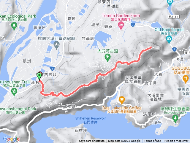 福、溪、頭縱走來回（福山巖、溪州山、頭寮山）