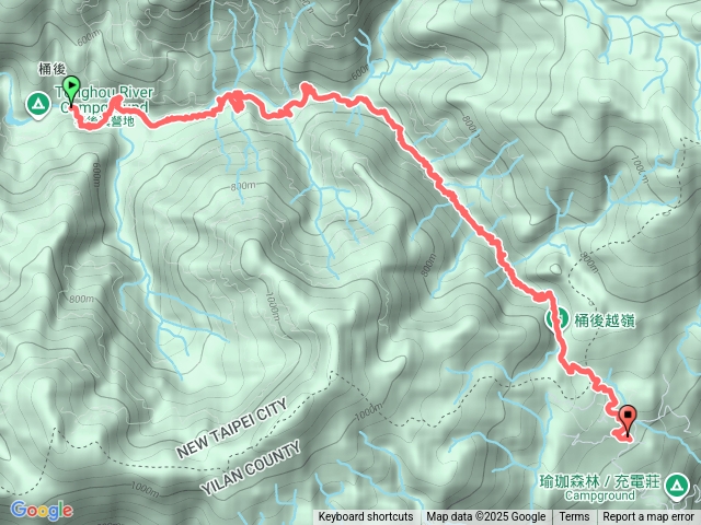 桶後越嶺古道 烏來-礁溪