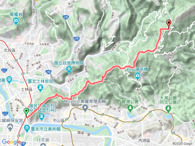 劍潭縱走五指山