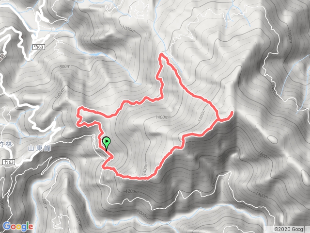 油羅山4號登山口上2號登山口下