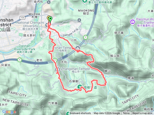 2026臺北大縱走臺北大縱走第七段：世界山莊至飛龍步道政大後山20260331144702預覽圖